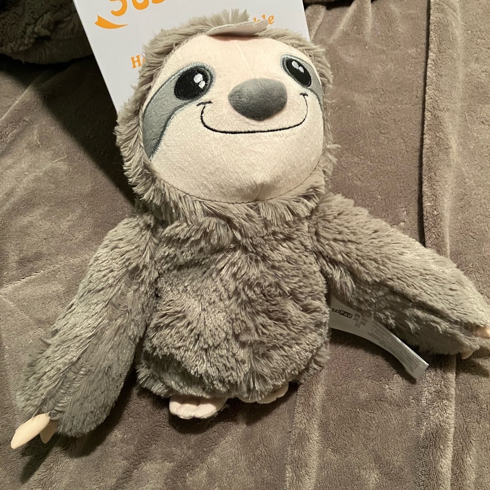 Sloth heatable/cool-able stuffed animal